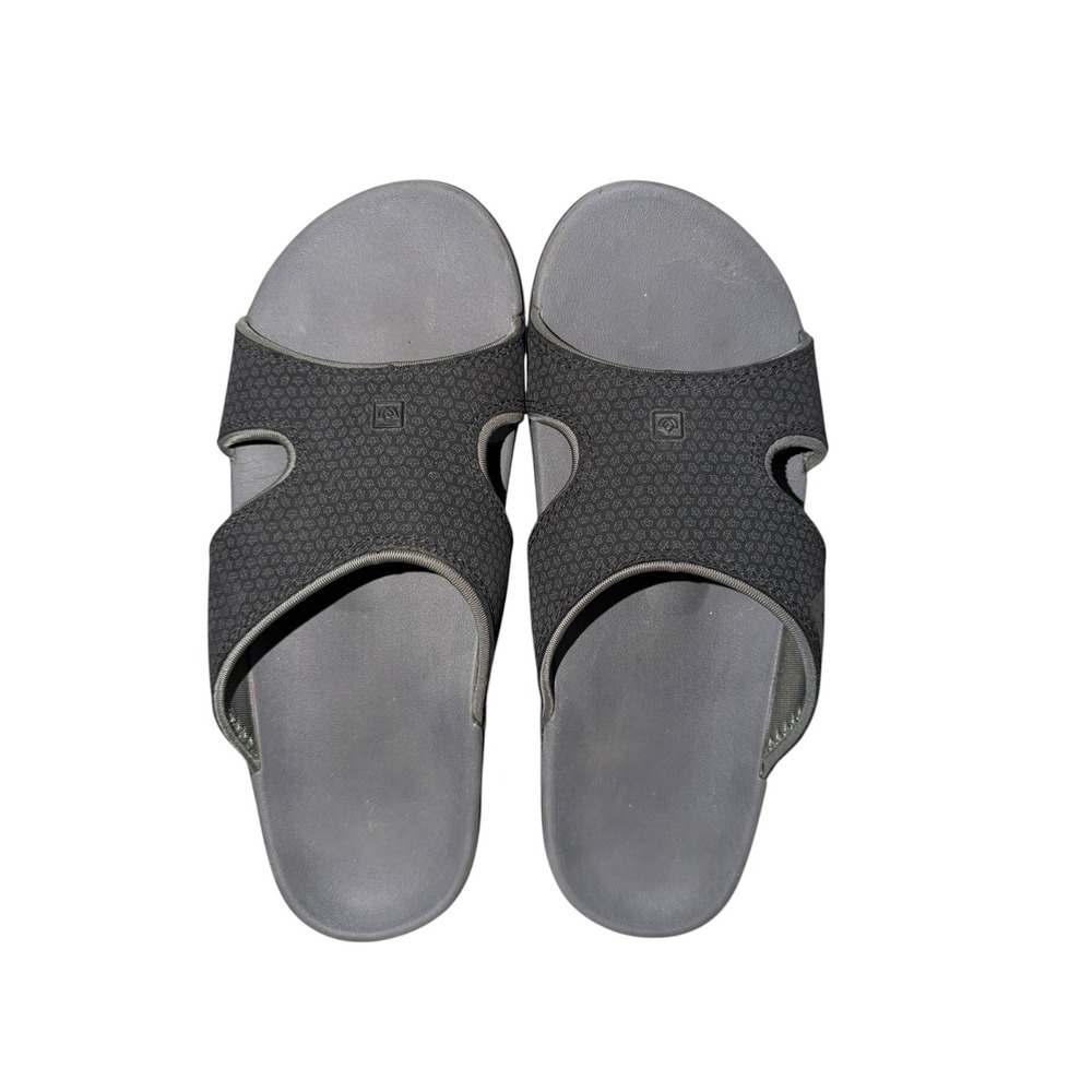 Spenco Orthotic Recovery Slide Sandals Black Women's 10 Comfort Arch Support